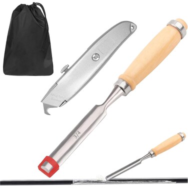 Golf Grip Tape Remover Tool Kits, No Tape Residue Rapid Removal - Perfect for Regripping Graphite and Steel Shafts Golf Club Grip Repair Kits