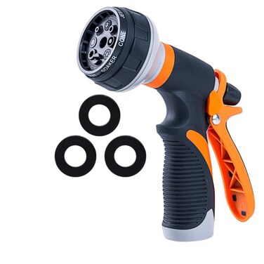 LIXINTIAN Garden Hose Nozzle, Nozzle,Water Hose Nozzle Sprayer,Plastic ABS Faucet, Heavy Duty 8 Adjustable Watering Mode, Best for Hand Watering Plants &amp; Lawn, Car Washing, Patio, Dog &amp; More