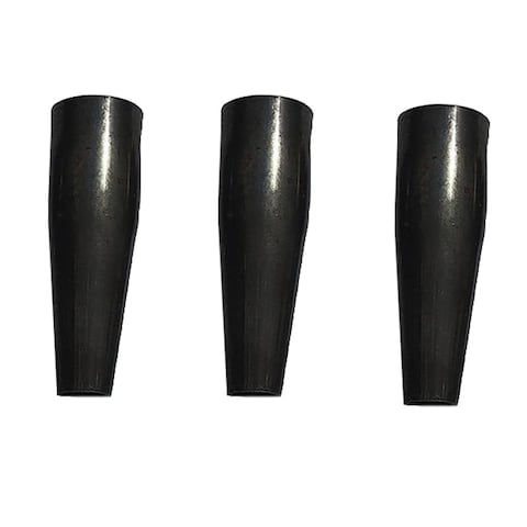 TorSor 3 Pack Garden Hoe Iron Ferrule Replacement Wood Handle Sleeve Connector Welding Tube for Welded Draw Hoe Garden Tool Weeding Hollow Hoe Cultivator Stirrup Hoe with Long Handle Rake Weed Puller