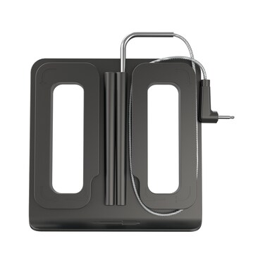 Ninja XSKPROBEXL Woodfire Smart Thermometer, Compatible with OG900 Series, Additional Thermometer to Monitor Multiple Proteins, Controlled Grilling and Smoking, Includes Dual Storage Box, Black/Silver