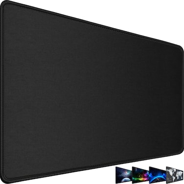 AREYTECO Large Gaming Mouse Pad,31.5"x15.7" Durable Extended Large Mouse Pad with Stitched Edges, Non-Slip Base, Waterproof, Large Mouse Pad for Gamer, Office, Home, Nebula