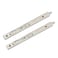 Pack of 2 NUZAMA Door Flush Bolt Latch Slide Lock, Concealed Door Bolt Security Lever Action, Stainless Steel Brushed Slide Latch - (10&ldquo; /25cm in Length)