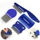 GNAWRISHING Flea Comb 4Pcs with High Strength Teeth Pet Tear Stain Remover Combs, Pet Dog Cat Grooming Comb Set Effective Float Hair Remover