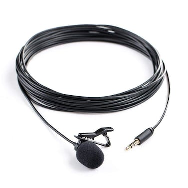 Saramonic SR-XMS2 Broadcast-Quality X/Y Stereo Lavalier Omnidirectional Microphone with 3.5mm TRS Connector for DSLR Cameras, Camcorders, Recorders &amp; Saramonic Devices