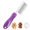 Detangling Pet Comb for Dogs &amp; Cats with Long &amp; Short Stainless Steel Metal Teeth for Removes Tangles and Knots - Detangler Grooming Tool for Dematting Matted Fur.