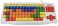 Playlearn Children's Computer USB Keyboard - Upper Case &amp; Lower Case - Color Coded SEN - Splash Proof Casing - Fun to Use Keyboard - Great Learning Tool for Children Using Computers