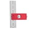 1Pc Combination Square Set Woodworking Joinery Measuring Ruler Carpenter Tools Practical and Clever, Carpentry Squares, Tools and Home Improvement Measuring and Layout Tools (Red 6 in)