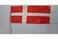 Denmark Car Flag 18'' x 12'' - Danish Car flags 30 x 45cm - Banner 18x12 INCHES PLASTIC STICK - AZ FLAG
