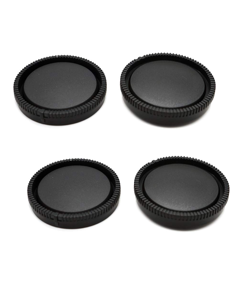 nonfood_fanzr Nonfood_fanzr Camera Body Cap + Rear Lens Cap Cover For Sony e-mount