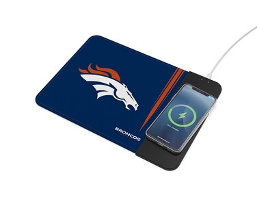 SOAR NFL Wireless Charging Mouse Pad, Denver Broncos