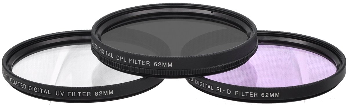 Xit Xit XT62flk 3-piece Multicoated Hd Digital Lens Filter Set