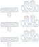 3Pcs White Marine Boat Ball Catch Door Cupboard Spring Back Plates Roller Latch Plastic Catches Cabinet Hardware, Cabinet and Furniture Door Catches