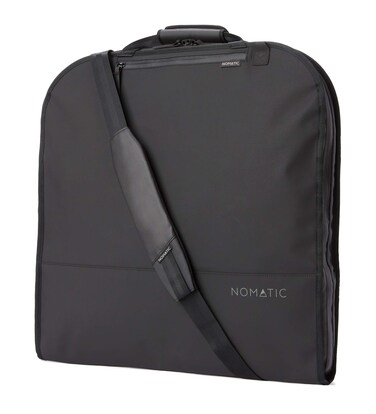 NOMATIC Garment Bag - Premium Black Nylon Garment Bag, Travel Hanging Luggage Garment Bag with Shoe Compartment, Holds Up To 3 Suits Plus Accessories, V2