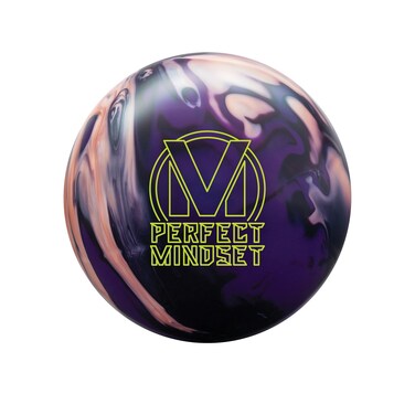 Bowlerstore Products Brunswick PRE-DRILLED Perfect Mindset Bowling Ball - Black/Purple/Melon 14lbs