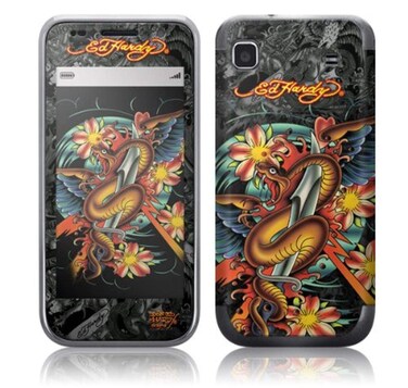 Zing Revolution MS-EDHY50275 Ed Hardy - Snake Cell Phone Cover Skin for Samsung Galaxy S 4G (SGH-T959V)