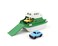 Green Toys Ferry Boat Bathtub Toy, Green/White, 10"X 6.6"x 6.3