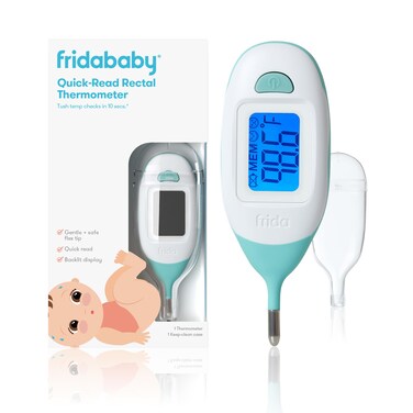 Frida Baby Rectal Thermometer for Baby Digital Fever Thermometer for Babies, Newborns &amp; Infants, FSA/ HSA Eligible