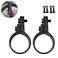 TOTIDE 2PCS Bike Fenders Frame/Fork Mounting Clamp Bracket Adapter Cycling Repair Parts (40mm), Black