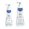 Mustela Baby Bath Time Gift Set - Baby Skin Care Essentials with Natural Avocado - Contains Hydra Bebe Body Lotion 10.14 fl. oz. &amp; Gentle Cleansing Gel 16.9 fl. oz. - 2 Items Set