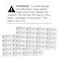 Rectangular Suffocation Warning Labels - Pack of 1000, 2.4 x 1