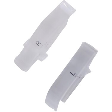Deal4GO Left &amp; Right L R Trigger Buttons Set Replacement for PSP 1000 Button - Transparent White