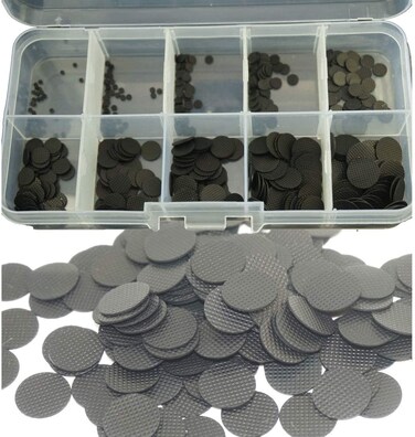 (Pack of 100) 1.5mm~10mm，Replacement Repair Rubber Conductive Button Pad Keypads Kit，Buttons Repair Replacement Part, for IR Remote Control, Xbox Playstation PS4 Switch Pro Game Controller