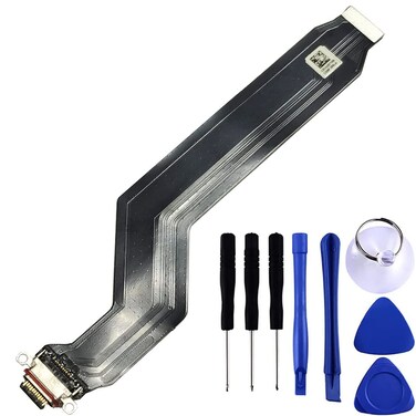 for OnePlus 8T Type C Charger Port Replacement Dock Connector for 1+8T Port Flex Cable for OnePlus 8T KB2001 KB2000 KB2003 KB2005 6.55" USB Charging Port Dock Board Repair Part