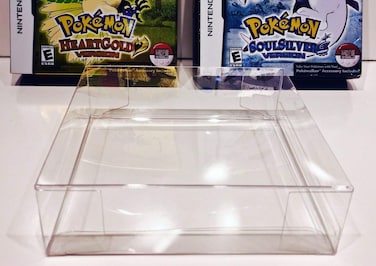 5 Box Protector Heartgold/Soulsilver case for Nintendo DS NTSC ONLY!
