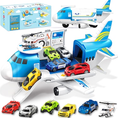 GUDEHOLO Airplane Toy, Airplane Toys for 3 Years Old, Toy Airplane for Boys Age 4-7, Airplane Toys for Toddlers, Toys for 2 3 4 5 Years Old, Aeroplane Toy, Plane Toys for Birthday