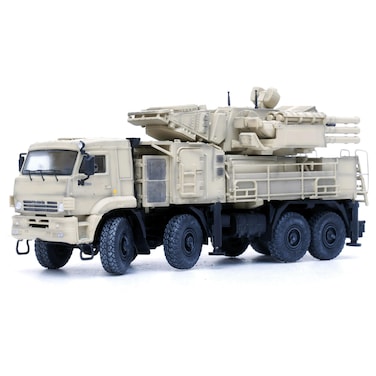 Motor city classics Panzerkampf   1:72 Scale Model Military Diecast   Pantsir-S1 air Defense System Sand Color Scheme,Syrian Goverment Force   Model 12217PB