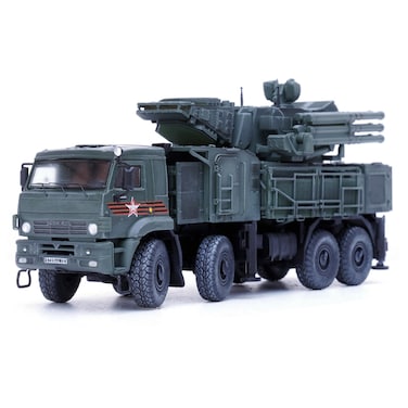 Motor city classics Panzerkampf   1:72 Scale Model Collectible Military Diecast   Pantsir-S1 Air Defense System Victory Day Parade   Model 12214PB