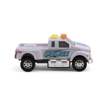 Mighty Fleet Toughest Minis 5" Sheriff Cruiser Truck Toy w/Lights &amp; Sounds, Realistic Design &amp; Batteries Included - Age 3+