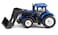 Siku 1396, New Holland Tractor with Front Loader, Metal/Plastic, Blue/Black, Movable Front Loader, Trailer Hitch