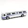 Showcast Classic New York City Central Station White Passenger Bus 6 Diecast Commercial Vehicle, Small