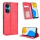 Kukoufey Case for Honor X7 Case Cover,Case for Honor X7 4G CMA-LX1 CMA-LX2 CMA-LX3 / Play 30 Plus CMA-AN00 Case Flip Pu Leather Cover Red
