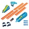 Hot Wheels Toy Car Set, Track Builder Unlimited Long Jump Pack, Playset with 13 Component Parts &amp; 1:64 Scale Vehicle