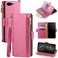 Antsturdy Compatible with iPhone 7 Plus/8 Plus case Wallet with Card Holder for Women Men RFID Blocking Phone case PU Leather Flip Folio Shockproof Cover with Strap Zipper Credit Card Slots,Hot Pink