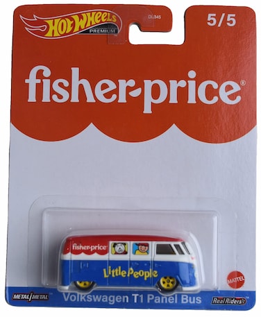 Hot Wheels Volkswgen T1 Panel Bus, Little People 5/5