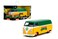 Jada Toys &ndash; Hollywood Rides TMNT 1961 VW Bus &ndash; Die-Cast Model Car &ndash; Opening Doors, Detailed Interior &ndash; 1:32 Scale Collectible &ndash; Age 8+, Green &amp; Yellow (Nostalgic)