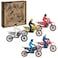 Supercross, Authentic 5-Pack of 1:24 Scale Die-Cast Motorcycles with Rider Figure, Toy Moto Bike for Kids and Collectors Ages 3 and up