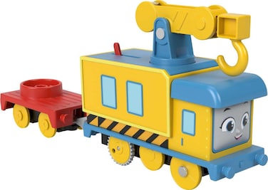 Thomas &amp; Friends Motorized Toy Carly the Crane Battery-Powered Rail Vehicle for Preschool Pretend Play Kids Ages 3+ Years