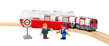 BRIO World &ndash; 36085 Trains of The World: London Underground Train   Train Engine Accessory, Fits Any BRIO Train Set for Kids Age 3 Years and Up