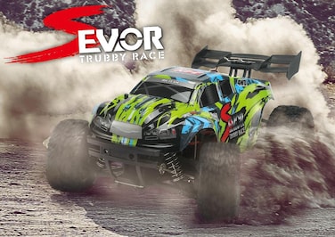 FMTStore RC 1665 1:16 2.4Ghz High Speed 4WD 50km/h Radio Control Car Waterproof Brushless Motor Off Road Monster Truck Buggy Electric Crawler All Terrain R/C Car Vehicle (Color May Vary)
