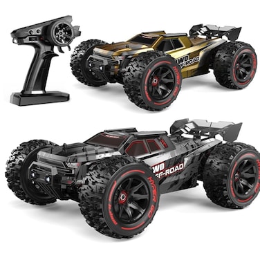 TesPower MJX Hyper Go 14210 Brushless RC Cars for Adults,1/14 High-Speed 55KMH Fast RC Truck, 4wd Offroad Electric Powered Remote Control Cars Gift for Boys with 2 Shells