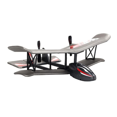 SilverLit Flybotic Bi-Wing Evo RC Plane- Red, Medium