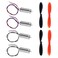4pcs 8520 Coreless Motor 8.5 x 20mm Brushed Motors Hollow Cup Drone Motor+ 4pcs 55mm CW CCW Propeller for DIY Micro Quadcopter RC Drone