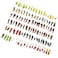 1:100 HO Scale Models People Set, Xafissy 100PCS Tiny People Model People DIY Resin Colorful Painted Mixed Seated and Standing People Figures Models for Miniature Scenes
