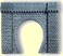 Noch 67350 Tunnel portal 1-track G Scale