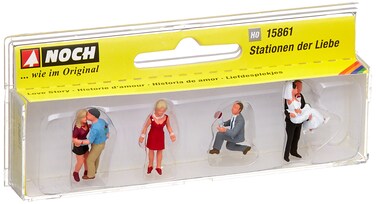 Noch 15861 Love Story 6/ H0 Scale Figures