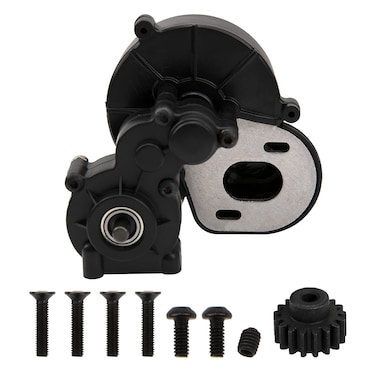ShareGoo Plastic Complete Transmission Box,Center Gearbox Gear Box with Gear Assembled Compatible with Axial SCX10 SCX10-II Jeep 90046 90047 1/10 RC Crawler Car